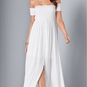 White cotton candy boho dress is ready for you